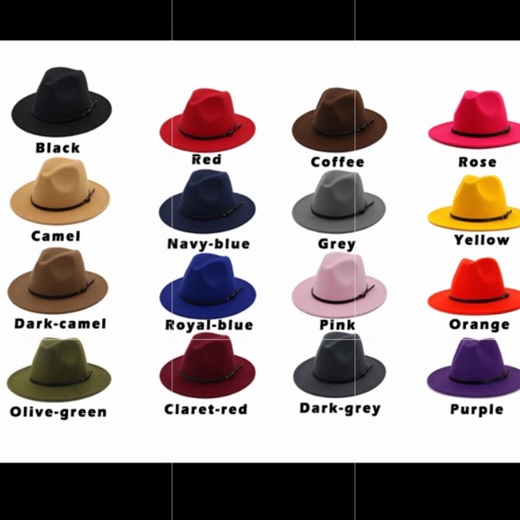 BLACK STYLISH LADIES FEDORA HAT *NWT* main image 5